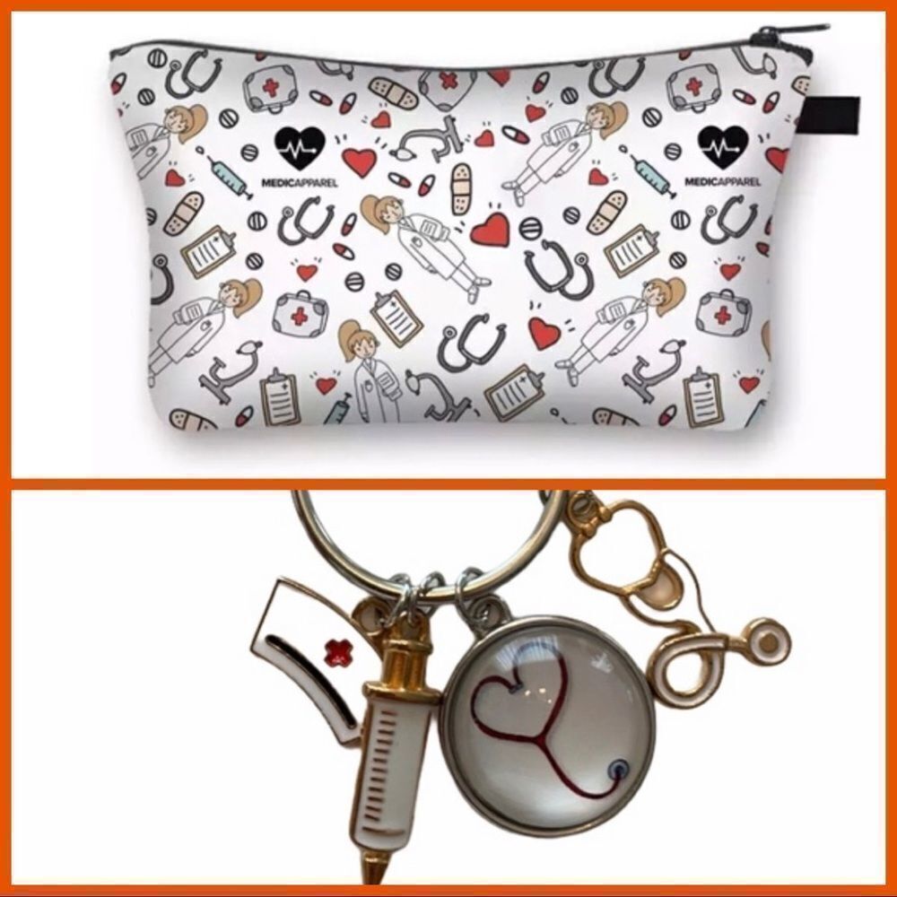 HEALTHCARE COSMETIC/TRAVEL BAG AND KEYRING